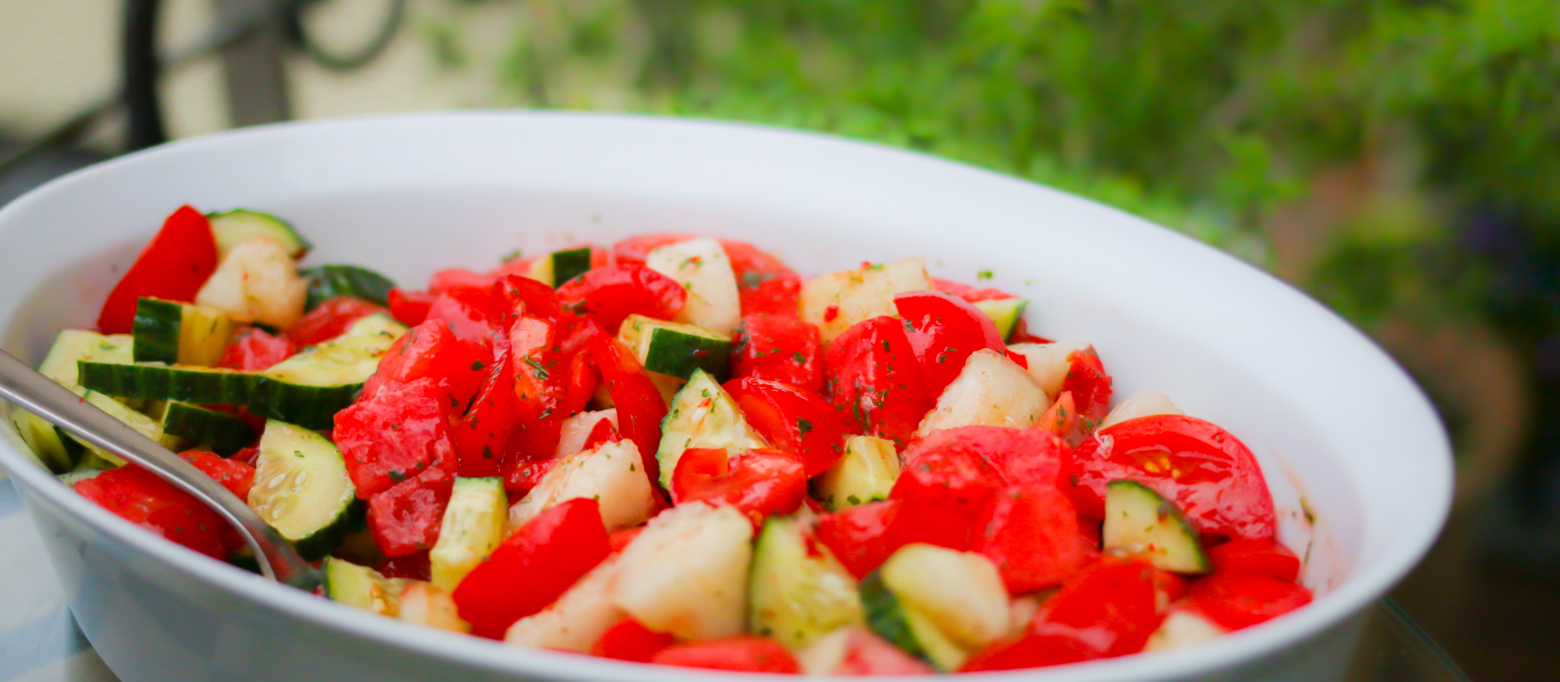 Tomaten-Gurken-Salat mit Melon (1 von 1)-4